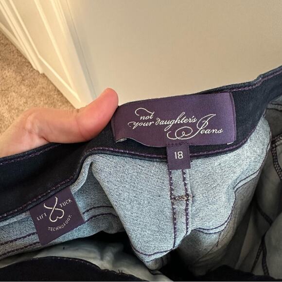 NYDJ Lift Tuck High Rise Blue Jeans 18 - Picture 11 of 11